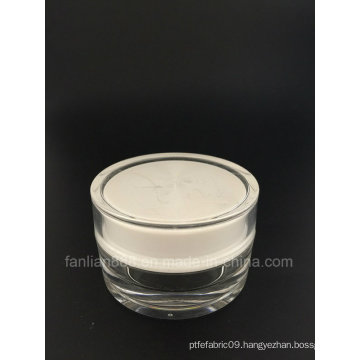 Customerized Acrylic Round Cream Jars for Cosmetic Packaging